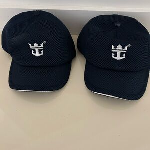 NWOT Navy Royal Caribbean hats
